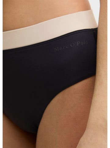 Marc O´Polo Bodywear Bikini-Hose in Schwarz/ Beige