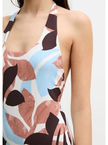 Marc O´Polo Bodywear Badeanzug in Braun/ Hellblau/ Creme