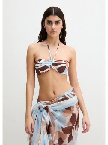 Marc O´Polo Bodywear Bikini-Oberteil in Braun/ Hellblau/ Creme