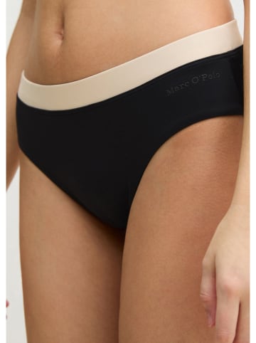 Marc O´Polo Bodywear Bikini-Hose in Schwarz/ Creme