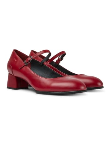 Camper Leder-Pumps in Rot