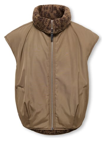 KIDS ONLY Omkeerbare bodywarmer "Sif" lichtbruin
