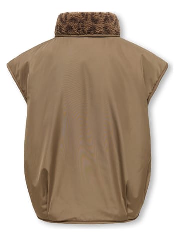 KIDS ONLY Omkeerbare bodywarmer "Sif" lichtbruin