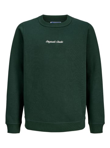 JACK & JONES Junior Bluza "Norrebro" w kolorze ciemnozielonym