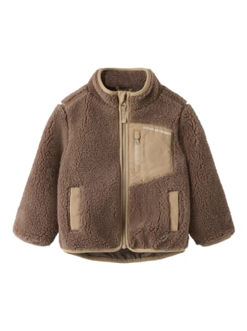 name it Fleecejacke "Mattia" in Hellbraun