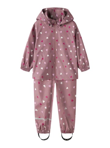name it 2tlg. Regenoutfit "Rain" in Rosa