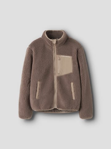 name it Fleece vest "Mattia" lichtbruin