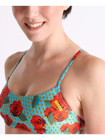 Arena Bikinitop turquoise/rood