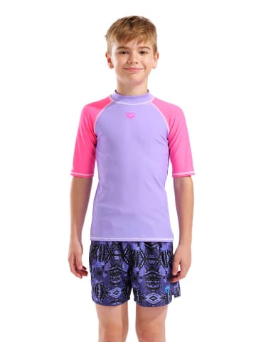 Arena Badeshirt in Lila/ Pink