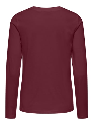 JDY Longsleeve "Pisa" in Bordeaux
