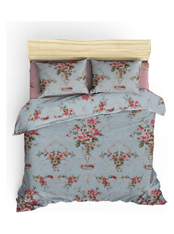 Mijolnir 4tlg. Tagesdecken-Set in Hellblau