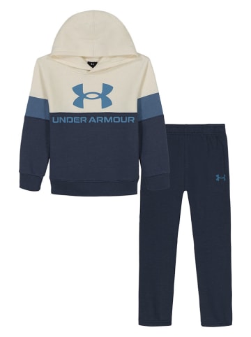Under Armour 2tlg. Outfit in Dunkelblau/ Creme