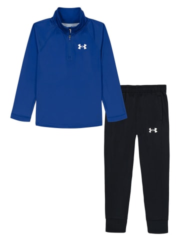 Under Armour Strój sportowy w kolorze czarno-niebieskim