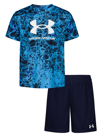 Under Armour Strój sportowy w kolorze niebiesko-granatowym
