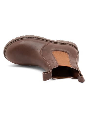 bisgaard Leder-Chelsea-Boots in Braun