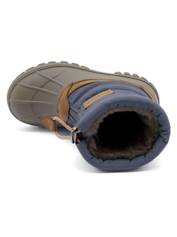 bisgaard Boots in Blau/ Grau