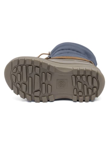 bisgaard Boots in Blau/ Grau