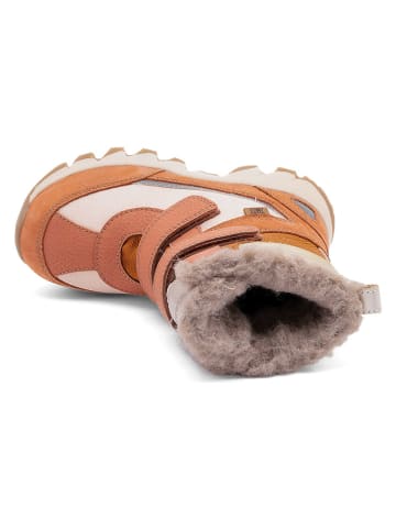 bisgaard Boots in Hellbraun/ Creme