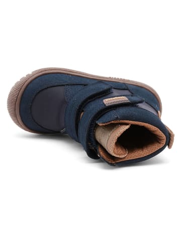 bisgaard Leren boots donkerblauw