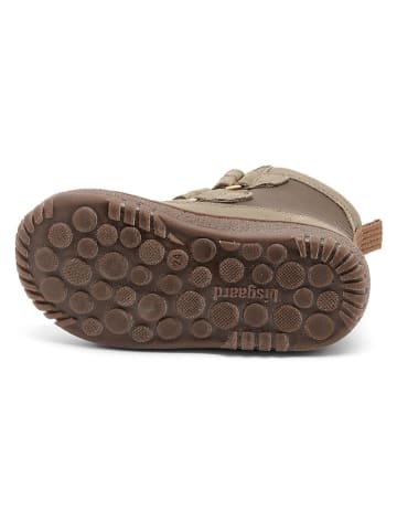 bisgaard Leder-Boots in Khaki