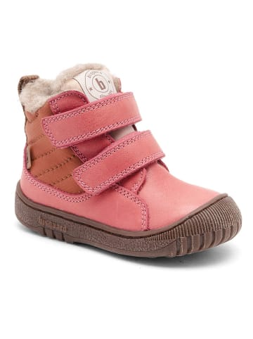 bisgaard Leder-Boots in Pink