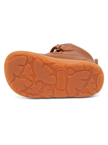 bisgaard Leder-Boots in Hellbraun