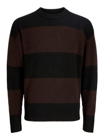 Jack & Jones Pullover in Schwarz/ Braun