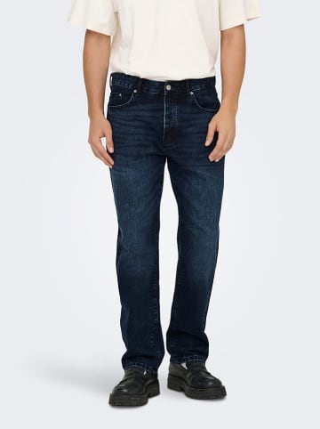 ONLY & SONS Jeans - Straight fit - in Dunkelblau