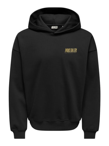 ONLY & SONS Hoodie in Schwarz
