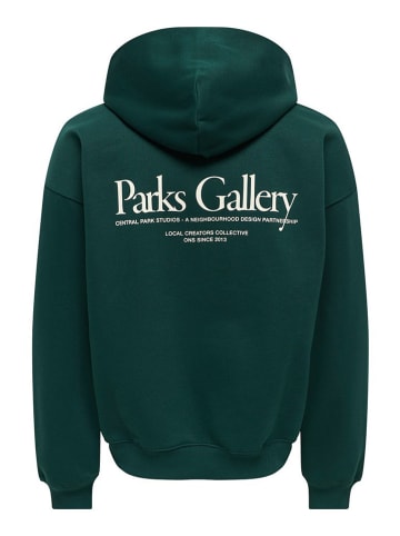 ONLY & SONS Hoodie in Dunkelgrün