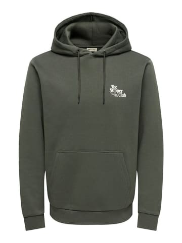 ONLY & SONS Hoodie in Khaki