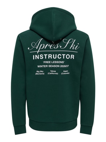 ONLY & SONS Hoodie in Dunkelgrün