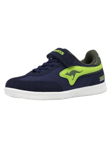 Kangaroos Sneakersy "Pardo" w kolorze granatowo-zielonym