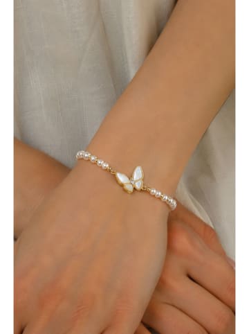 Pierres delicates Vergold. Armkette mit Schmuckelement