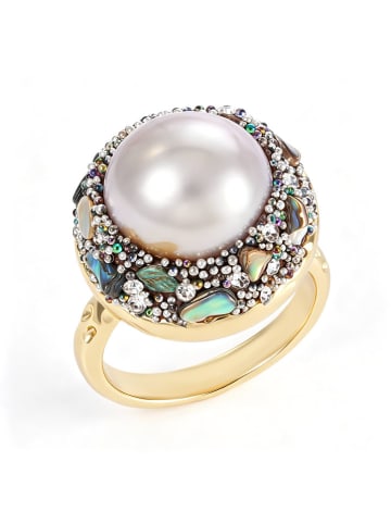 Pierres delicates Vergold. Ring mit Edelsteinen