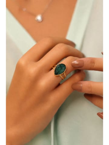 Pierres delicates Vergold. Ring mit Edelstein