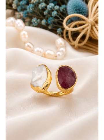 Pierres delicates Vergold. Ring mit Edelstein