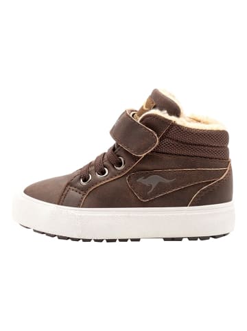 Kangaroos Sneakersy "KaVu" w kolorze ciemnobrązowo-beżowym