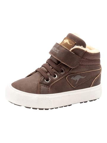 Kangaroos Sneakersy "KaVu" w kolorze ciemnobrązowo-beżowym