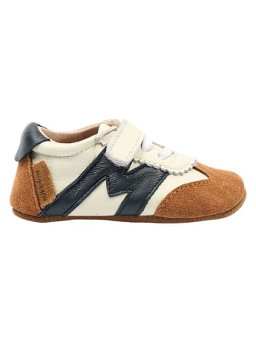 mikk-line Sneakers in Creme/ Dunkelblau