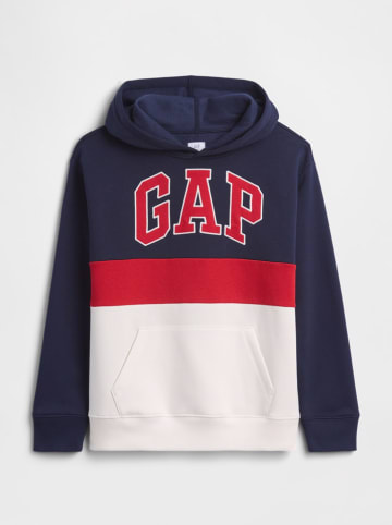 GAP Bluza w kolorze granatowo-kremowym