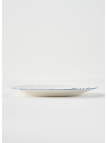 BELLA MAISON Talerze (4 szt.) w kolorze biało-błękitno-zielonym do ciasta - Ø 20 cm