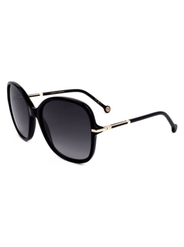 Carolina Herrera Damen-Sonnenbrille in Schwarz/ Dunkelblau