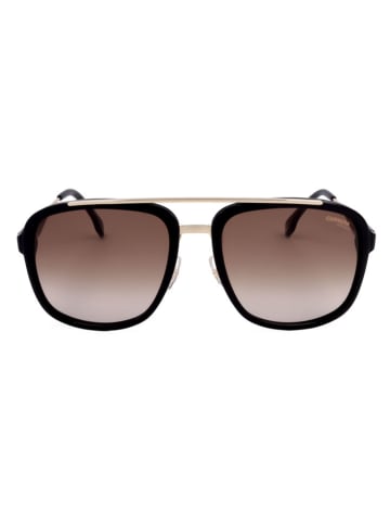 Carrera Herren-Sonnenbrille in Gold-Schwarz/ Hellbraun