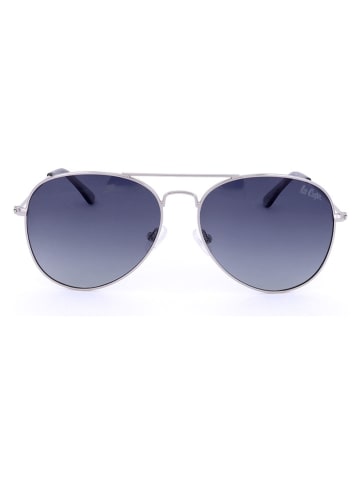 Lee Cooper Herren-Sonnenbrille in Silber/ Blau