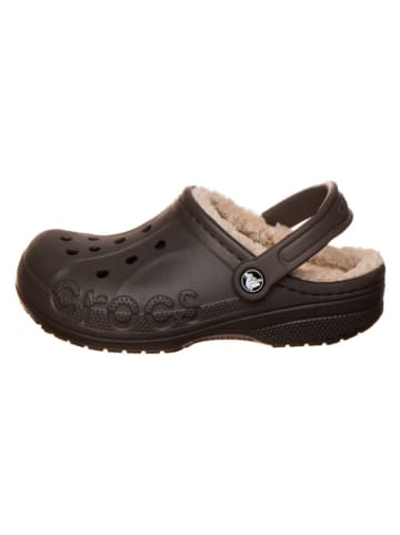 Crocs Chodaki "Baya Lined" w kolorze brązowym