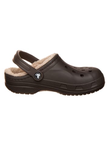 Crocs Chodaki "Baya Lined" w kolorze brązowym