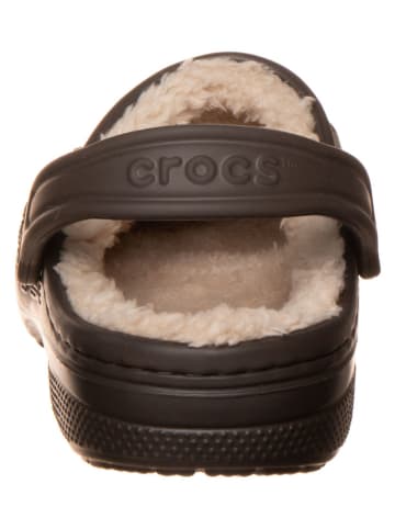 Crocs Clogs "Baya Lined" in Braun