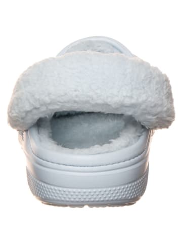 Crocs Clogs "Baya Lined Fuzz Strap" lichtblauw