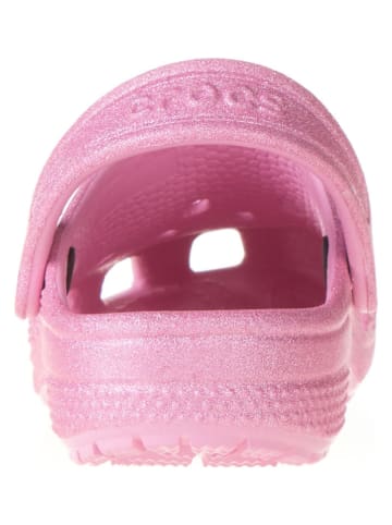 Crocs Clogs "Classic Glitter" lichtroze